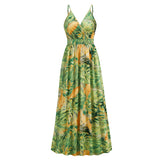 Tropical Floral Printed Sundress