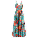 Tropical Floral Printed Sundress