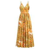 Tropical Floral Printed Sundress