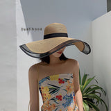 Sena Big Brim Organza & Straw Hat