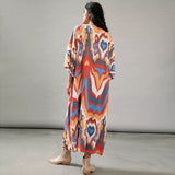 Edles Abstract Print Kimono