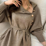 Katerina Turtleneck Sweater Dress