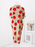 Allure Polka Dot Print Stretch Dress