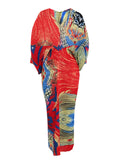 Miyake Abstract Print Pleated Dress