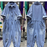 Blair Cowboy Blue Romper Coveralls