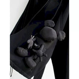 Plush Thick Patch Three-dimensional Doll Hoodies