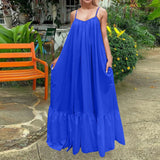 Sleeveless Ruffled Maxi Dress