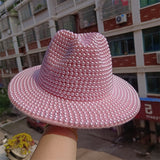 Zinny Pink Pearl Fedora Hat