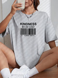 Kindness Creative Bar Code Tee