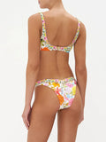 Emily Vintage Floral Cluster Print Swimsuit