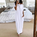 Off Shoulder Maxi Dress