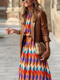 Stratosphere Colorful  Printed Dress