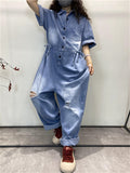 Blair Cowboy Blue Romper Coveralls