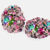 Rainbow Rhinestone Earrings