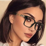 Bruele Retro Square Anti Blue Optical Glasses