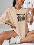 Kindness Creative Bar Code Tee