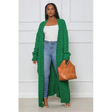 Jane Winter Warm Long Knitted Cardigan Sweater