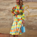 Stratosphere Colorful  Printed Dress