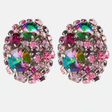 Statement Rhinestone Earrings