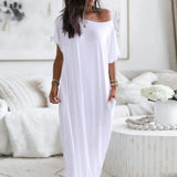 Off Shoulder Maxi Dress