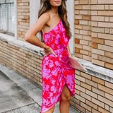 Bella Off the Shoulder Floral Printed Dress