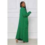 Jane Winter Warm Long Knitted Cardigan Sweater