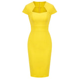 Elegant Slim Fit Bodycon Office Dress