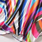 Rainbow Abstract Print Kaftan