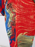 Miyake Abstract Print Pleated Dress