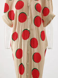 Allure Polka Dot Print Stretch Dress