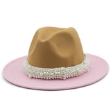 Katelyn Pearl Beaded Fedora