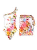 Emily Vintage Floral Cluster Print Swimsuit