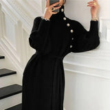 Katerina Turtleneck Sweater Dress