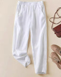 Relaxed Fit Linen Cotton Pant