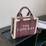 THE TOTE BAG Faux Fur Embossed Bag