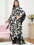 Camille Zebra Print Kaftan