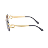 Retro Rimless Steampunk Sunglasses