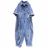 Blair Cowboy Blue Romper Coveralls