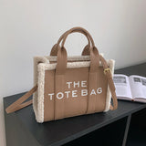 THE TOTE BAG Faux Fur Embossed Bag