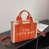 THE TOTE BAG Faux Fur Embossed Bag