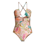 Sienna String Cross Swimsuit & Cover Up