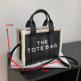 THE TOTE BAG Faux Fur Embossed Bag