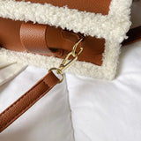 THE TOTE BAG Faux Fur Embossed Bag