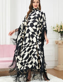 Camille Zebra Print Kaftan