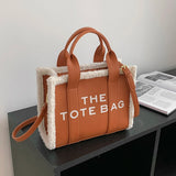 THE TOTE BAG Faux Fur Embossed Bag