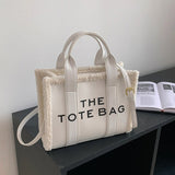 THE TOTE BAG Faux Fur Embossed Bag