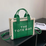 THE TOTE BAG Faux Fur Embossed Bag