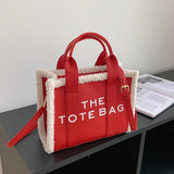 THE TOTE BAG Faux Fur Embossed Bag