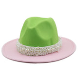 Katelyn Pearl Beaded Fedora