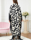 Camille Zebra Print Kaftan